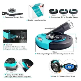 653846063564 RAIZIDOM Raizi Grinding Dust Shroud Angle #3 653846063564 RAIZIDOM Raizi Grinding Dust Shroud Angle #3
