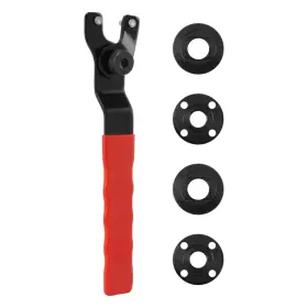 Ranjaner 22385033 Grinder Wrench Universal Adjustable Spanner With 4 Sh