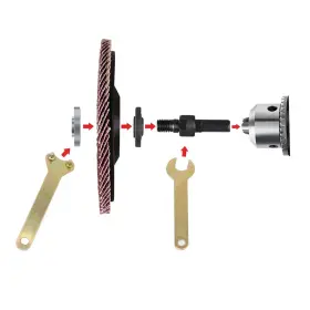 19100 RAPIDROO-SHOP Electric Drill Conversion Angle Grinder #2