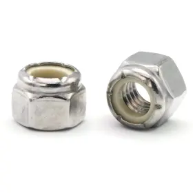 1061-10278-0016 RAW PRODUCTS CORP Waxed Lock Nut Nylock Steel