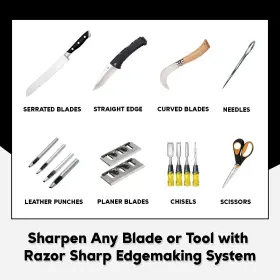 8X75X625KWB RAZOR SHARP EDGEMAKING SYSTEM Deluxe Blade Bench #3 8X75X625KWB RAZOR SHARP EDGEMAKING SYSTEM Deluxe Blade Bench #3