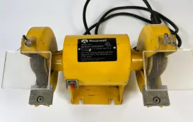 Rockwell 4760 Vintage Model Electric 4 Inch - 4.5 Bench Grinder 7/16 Arbor 3450 Rpm