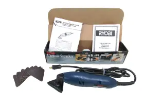 1000 RYOBI Tools Ds Detail Sander Box Spm Amp