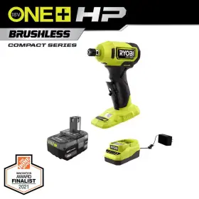 705353370694 RYOBI Brushless Cordless Right Angle Grinder Kit