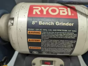BGH827 RYOBI Bench Grinder Rpm Arbor #3