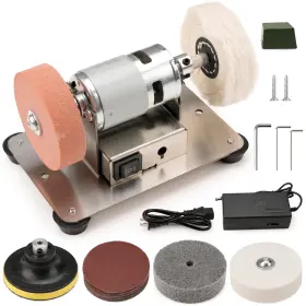 SXBENCHGRINDER01 SBESTILY Mini Bench Grinder Buffer Polisher