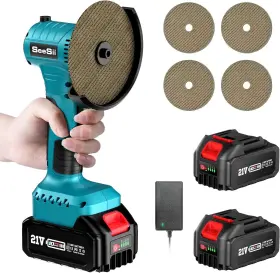 973692193357 SEESII Electric Brushless Cordless Angle Grinder