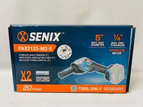 PAX2125-M2-0 SENIX Cordless Brushless Angle Grinder Box PAX2125-M2-0 SENIX Cordless Brushless Angle Grinder Box