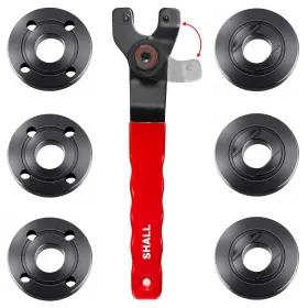 762983170612 SHALL Angle Grinder Tool Flange Nut Pin Wrench