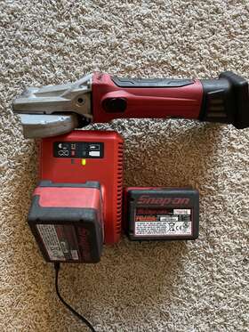 CTGR8850 SNAP-ON Pancake Head Angle Grinder Tool Batteries CTGR8850 SNAP-ON Pancake Head Angle Grinder Tool Batteries