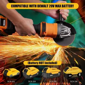 686603113455 SUVIYA Cordless Angle Grinder Dewalt Battery #2 686603113455 SUVIYA Cordless Angle Grinder Dewalt Battery #2