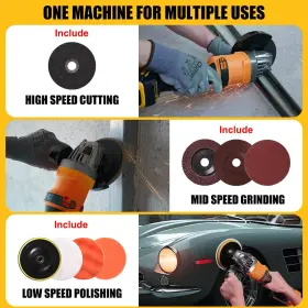 686603113455 SUVIYA Cordless Angle Grinder Dewalt Battery #3 686603113455 SUVIYA Cordless Angle Grinder Dewalt Battery #3
