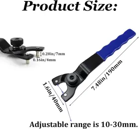 LEFVNPETS1564 GRINDER Sichowel Wrench Pin Spanner Angle Lock #3