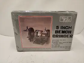 00256X TEST RITE Bench Grinder Cast Rpm Box 00256X TEST RITE Bench Grinder Cast Rpm Box