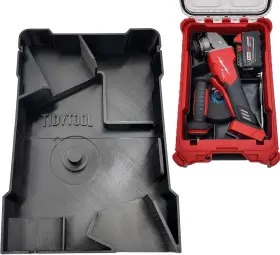726084805996 TIDYTOOL Tidy Tool Milwaukee Grinder Packout 726084805996 TIDYTOOL Tidy Tool Milwaukee Grinder Packout