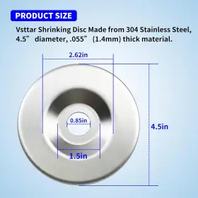 DRT-SD450 TIGERILY Shrinking Disc Sheet Fabrication #3 DRT-SD450 TIGERILY Shrinking Disc Sheet Fabrication #3