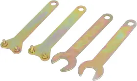 Uxcell A16050400ux1042 Angle Grinder Spanner Wrench Lock Nut Hand Tool Bronze Tone 112mm Length