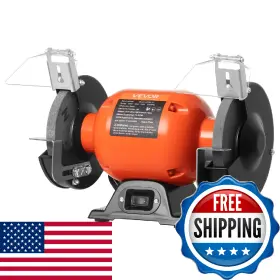 B0FLHLPLHK VEVOR Bench Grinder Single Grinding Wheels Adju