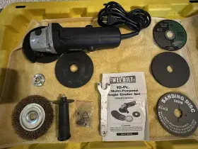 1433781 WEL-BILT Angle Grinder Set