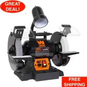 316329426 WEN Bench Grinder Sharpener Flexible Light Amp