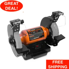316329780 WEN Bench Grinder Led Lights Tool Rest Amp Single