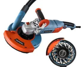 691189976622 WOHENHAO Concrete Grinder Set Dust Extraction