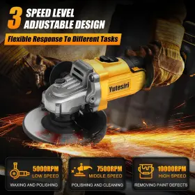 753212439587 YUTESIRI Angle Grinder Cordless Dewalt Battery #3 753212439587 YUTESIRI Angle Grinder Cordless Dewalt Battery #3