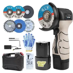 MINI-JIMO01 ZFULVO Cordless Brush Angle Grinder Electric Tool