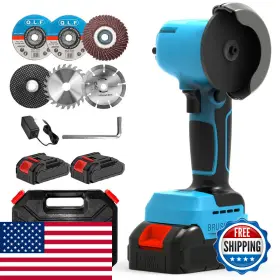 Zfulvo B0dnlrq7yk Brushless Cordless Angle Grinder Kit 28000rpm Mini Electric