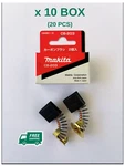 %100 Original Makita Cb203 194991*6 Carbon Brushes ( 10 Set Of 20 Pcs). Fixed Price $139.00.
