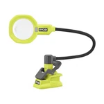 Ryobi Magnifying Clamp Light 18v Led 16 In Flexible Neck Rotating Base Tool Only. Fixed Price $46.52.