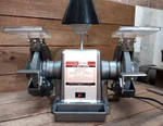 Vintage Craftsman 1/2 Hp 7" Block Bench Grinder 397.19441 Usa.. Fixed Price $250.00.