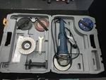 Ryobi Ag451 4.5'' Inch Corded Angle Grinder Kit With Manual, Case, Handle, Bits. Fixed Price $30.00.