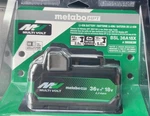 New Sealed Metabo Hpt Bsl36a18x Multi Volt Li-ion 36/18v 2.5/5ah Battery 380083m. Fixed Price $74.99.
