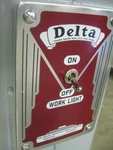 Delta Grinder Work Light Switch Plate. Fixed Price $32.60.