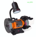 Bg4276 2.1a 6" Bench Grinder W/ Work Light, Single Speed Black/orange. Fixed Price $68.55.