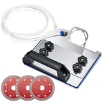 Hicarer 3 Blades Angle Grinder Stand For Tile 45 Chamfer Cutting Silver. Fixed Price $38.76.