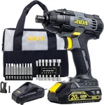 Rida Impact Driver Kit 20v Cordless 180nm 1/4 Hex Chuck 2000mah. Fixed Price $105.99.
