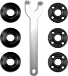 7pcs Angle Grinder Nut & Flange Wrench Kit, 5/8"-11 Metal Lock With S. Fixed Price $11.99.