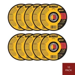 Dewalt 4-1/2 In. X 0.045 7/8 Metal And Stainless Cutting Wheel 10-pack. Fixed Price $15.75.
