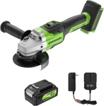 24v Angle Grinder Brushless Cordless, 4-1/2-inch, With 4ah Battery And 2a Charge. Fixed Price $139.76.