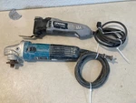 Lot 2 Makita Ga5042c Switch Grinder, Dremel Mm35 Oscillating Tool Kit. Fixed Price $99.99.