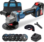 Dong Cheng Cordless Angle Grinder 20v 4-1/2in 9000rpm. Fixed Price $151.99.