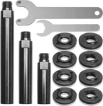 Angle Grinder Attachments Kit With 3 Extension Rods (5.5"/4"/3"), 4 Sets Flange. Fixed Price $34.05.