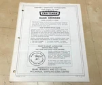 Vintage Sears Craftsman Hand Grinder 315.25840 Operating Instructions Parts List. Fixed Price $21.95.