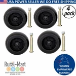 4pk Deck Wheels & Bolts For Craftsman Riding Lawn Mower 133957. Fixed Price $31.84.