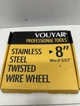 Vouyar 8 Inch Stainless Steel Wire Wheel For Bench Grinder. Fixed Price $29.99.