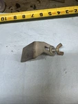 Vintage 1970's Craftsman "block" Bench Grinder Lh Tool Rest & Bolt Made In Usa. Fixed Price $25.00.