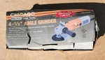 Chicago Electric 4.5" Paddle Switch Angle Grinder Model 31309- Free Shipping. Fixed Price $34.99.