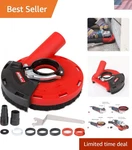 Efficient Dust Shroud For Smooth Grinding - Fits 115mm/125mm Angle Grinders. Fixed Price $53.99.